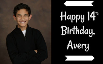 Happy 14th Birthday Avery