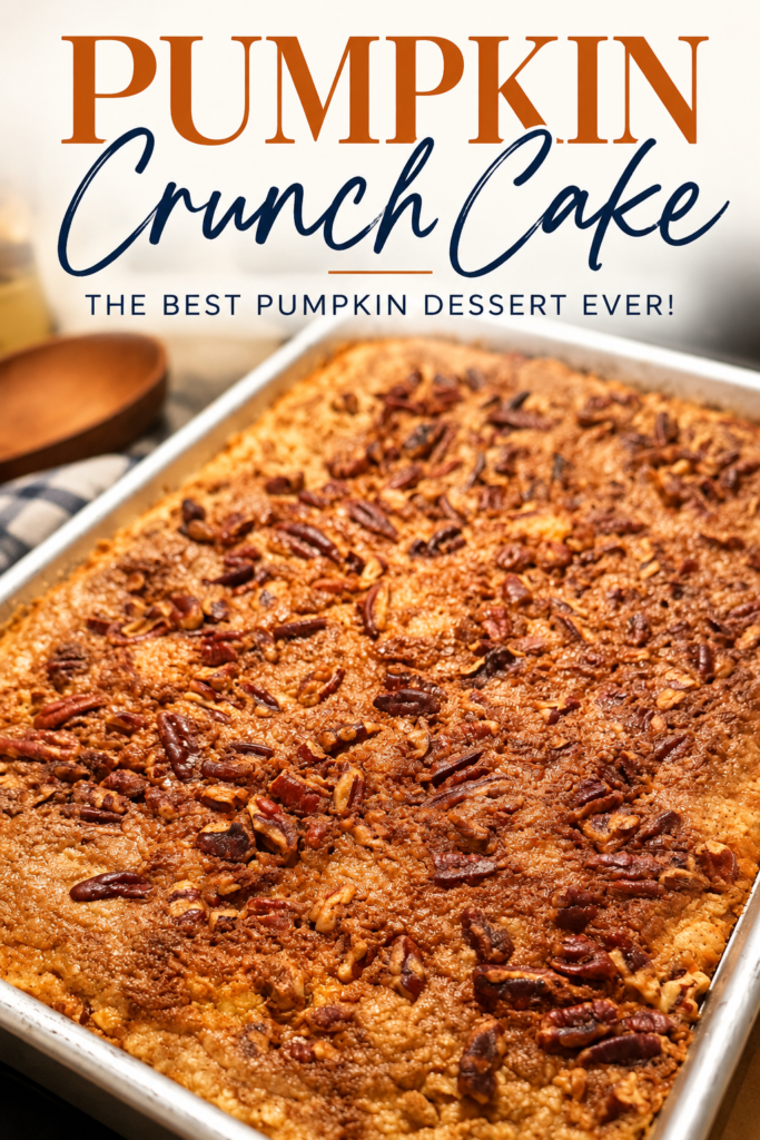 Pumpkin Crunch Cake Recipe – Easy Fall Dessert
